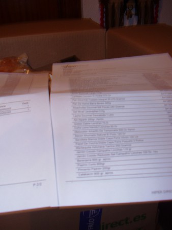 Lista dos produtos da compra de agosto 2013